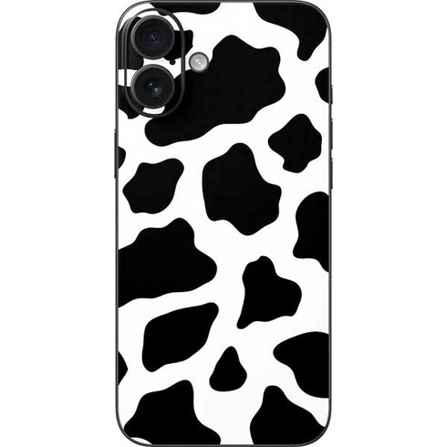 Cow Print iPhone 16 Plus Skin
